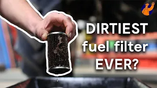 How to Change a FUEL FILTER - ISEKI TRACTOR - TRACPARTZ