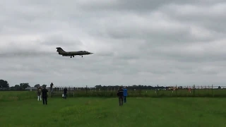 11 juni 2018 Noorse CF104D geland op Airbase Leeuwarden