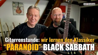 Gitarre Songtutorial: "Paranoid" Black Sabbath / Tony Iommi