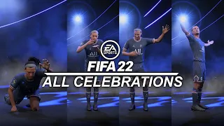 FIFA 22 - ALL CELEBRATIONS