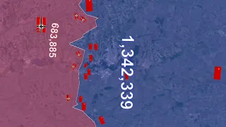 Battle of Kursk in 1 minute using Google Earth