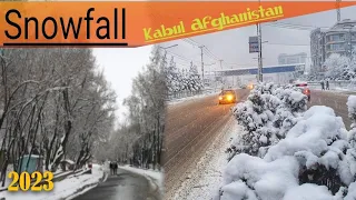 Snowfall in Kabul Afghanistan 2023 | Noor Media | Pashto | HD