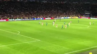 Final moments of Ajax - Tottenham game! (From the stands)