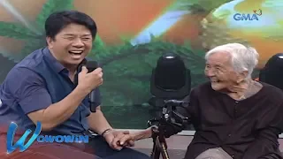 Wowowin: 100-year old na lola, pinasaya ni Kuya Wil