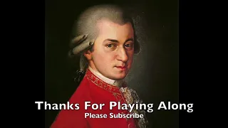 Mozart Piano Concerto 20 in D Minor Full Orchestra Accompaniment. 1st Movement. K. 466