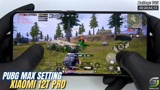 Xiaomi 12T Pro test game PUBG Mobile Max Setting | Snapdragon 8+ Gen 1