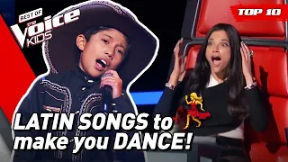 SWINGING LATIN SONGS on The Voice! 💃 | Top 10