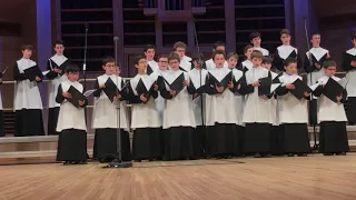 The boys 'choir of the monastery of Montserrat. F. Schubert: Ave Maria. Хор мальчиков мон. Монсеррат