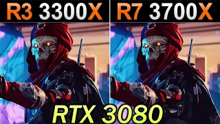 Ryzen 3 3300X Vs. Ryzen 7 3700X | More Cores = More FPS?