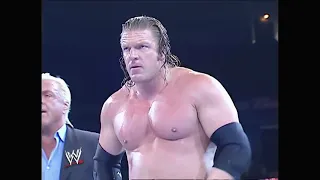 WORLD TITLE MATCH Goldberg vs Triple H 2003 part 1