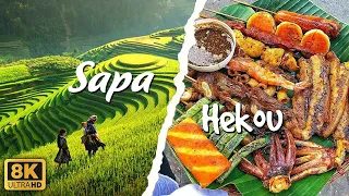 Sapa Hà Khẩu 3 Ngày 2 Đêm 2024 🇻🇳 Foodtour Hà Khẩu , Ẩm Thực Chợ Phiên Sapa TV , Bản Cát Cát