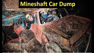 Mineshaft Car Cave… Hundreds Of Old Vehicles Discovered Underground In Abandoned Mine.