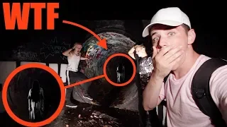 (GONE WRONG) We Found a Demon Little Girl in the Haunted FaZe Rug Tunnel (Extremely Scary)