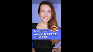 Wie sagt man "KAFFEE" und "CAFÉ" richtig? (Deutschlernen, Deutsche Aussprache) #Shorts