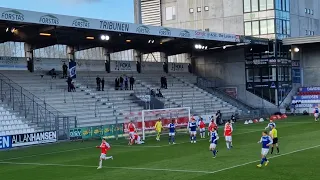 Fremad Amager supporters på udebane mod Vejle 18.02.2023