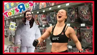 TOY HUNT!!! | STEPH GETS READY FOR RONDA ROUSEY!!! | WWE Mattel Wrestling Figure Shopping Fun!!! #82