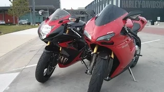 2008 Ducati 848 VS 2014 Suzuki GSX R 750 Round 2!