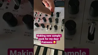 Making samples with Korg Minilogue