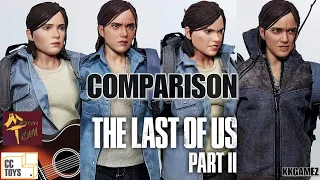 Comparison ELLIE CC Toys X MT Toys  The Last of Us Part II  Action Figure 1/6