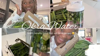 I DRANK OKRA WATER 💦 AND THIS HAPPENED!!HEALTHY BENEFITS|| TRYING TO GET PREGNANT??ACNE PROBLEMS?etc