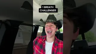 1 BREATH CHALLENGE‼️ #samhunt #countrymusic #countryboy #singing