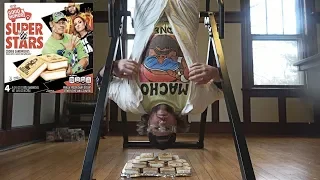 Fastest Time To Eat 20 WWE Ice Cream Bars (Upside Down) | L.A. BEAST