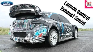 Ford Hybrid Puma Rally1 Car Launch Control and Exhaust Sound