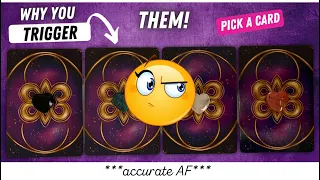 WTF ☄️Are They Triggered By You!?! 😩🔍😡 Why? Jealous, Insecure or In-Love **detailed** 🔮Pick A Card🔮