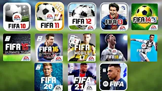 EVOLUTION GOALS OF FIFA MOBILE (FIFA 10, 11, 12, 13, 14, 15, 16, 17, 18, 19, 20 , 21, 22)