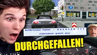 FAHRSCHUL-PRÜFUNG KOMPLETT VERKACKT! ✪ 3D FAHRSCHUL-SIMULATOR