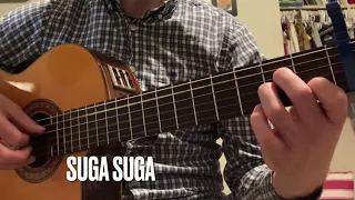 Suga Suga - Guitar Tutorial (Intermediate)