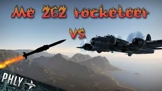 War Thunder Me-262 Rockets Vs Huge BOMBER Formation- War Thunder Jet Gameplay