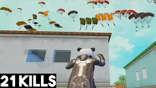 INSANE POCHINKI DROP! | 21 KILLS SOLO vs SQUAD | PUBG Mobile 🐼