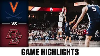 Virginia vs. Boston College Men's Basketball Highlights (2022-23)