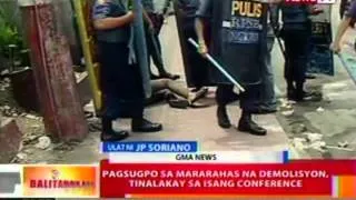 BT: Pagsugpo sa mararahas na demolisyon, tinalakay sa isang conference