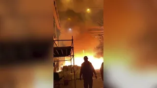 Thats how an accident at a german steel mill looks like