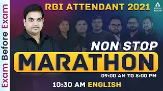 RBI Office Attendant 2021 | English Marathon | Exam Before Exam | Adda247