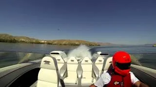 Chasing Skaters - Fastest boats in the world - Desert Storm Shootout Winning Run