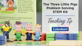 Teaching STEM Pre K–Gr. 1 | The Three Little Pigs Problem Solving STEM Kit | Lakeshore® Learning