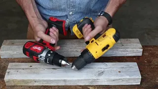 p1 Testing The Toughest Cordless Drills On AMAZON, dewalt vs milwaukee