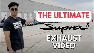 THE ULTIMATE MK5 SUPRA EXHAUST COMPARISON COMPILATION