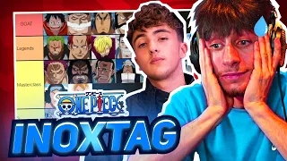 JE RÉAGIS à la TIER LIST ONE PIECE de INOXTAG ! (Luffy fraude ?)