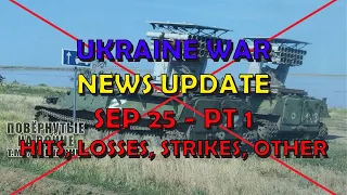 Ukraine War Update NEWS (20230925a): Pt 1 - Overnight & Other News