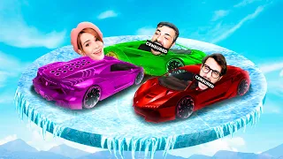 AFFRONTO I MIEI AMICI NELLA SFIDA DI GHIACCIO DI GTA 5!