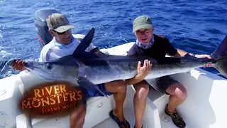 Jeremy Catches ENORMOUS Marlin! | River Monsters