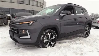 2023 JAC JS4 (款江淮嘉悦X4) ДЕТАЛЬНЫЙ ОБЗОР. ТУРБО И ВАРИАТОР.