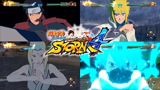 Naruto Shippuden Ultimate Ninja Storm 4 - All Hokages Special Jutsus in Awakening Mode