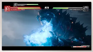 RPO Mechagodzilla vs Iron Giant & Gundam RX-78-2 with Healthbars