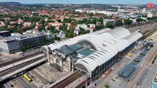 Dresden Hbf Baudoku - im Zeitraffer