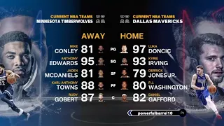 NBA 2K24: Minnesota Timberwolves vs Dallas Mavericks (NBA Game 5) (PS4 slim)
